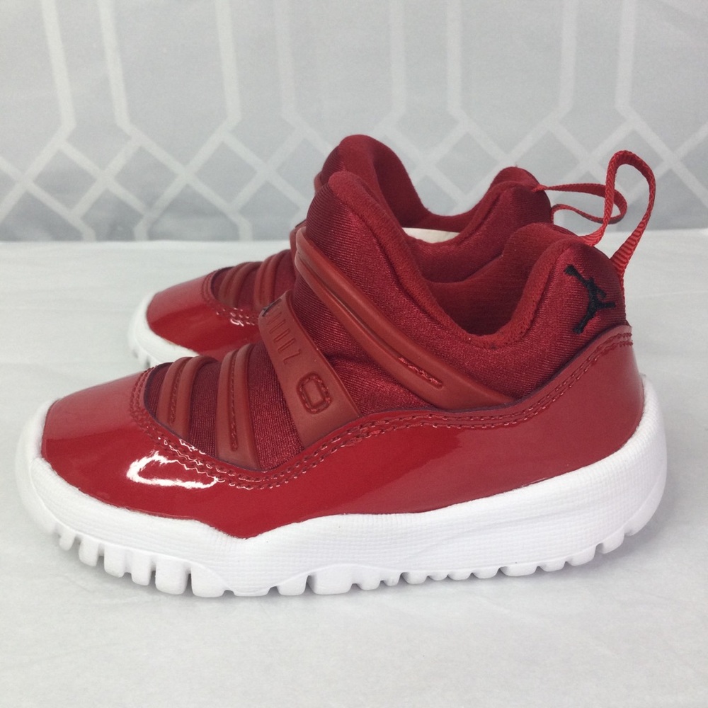 Nike Air Jordan 11 Retro Little Flex Gym Red Toddler Sneakers Size 6C